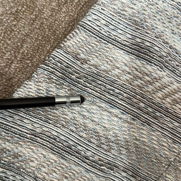 ARMANI COLLEZIONI Gray Striped Knit Button Front Blazer/Jacket Women Size 12 - Picture 10 of 11